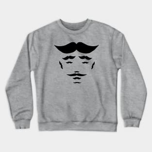 100 Percent Mustache Crewneck Sweatshirt